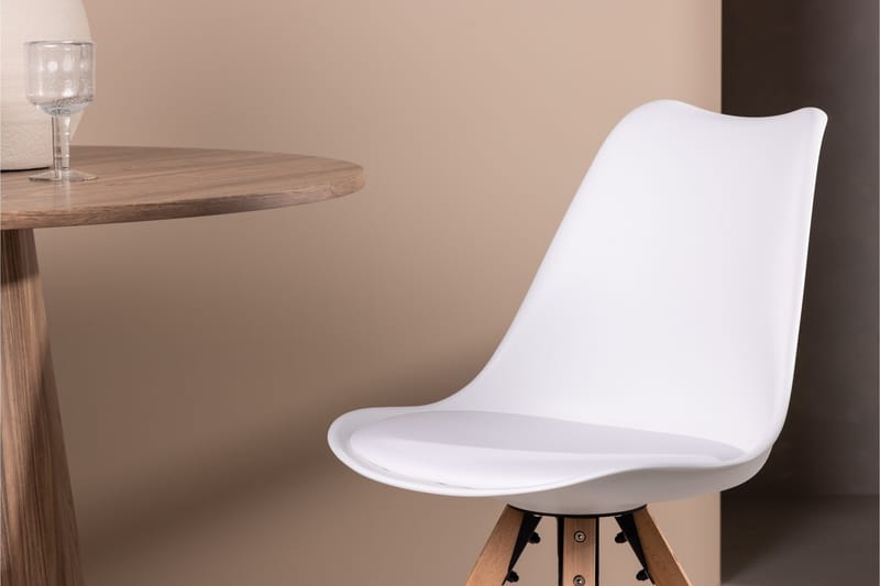Zeno spisestol 2-pakning Venture Home White - Møbler - Stoler & lenestoler - Spisestuestoler & kjøkkenstoler