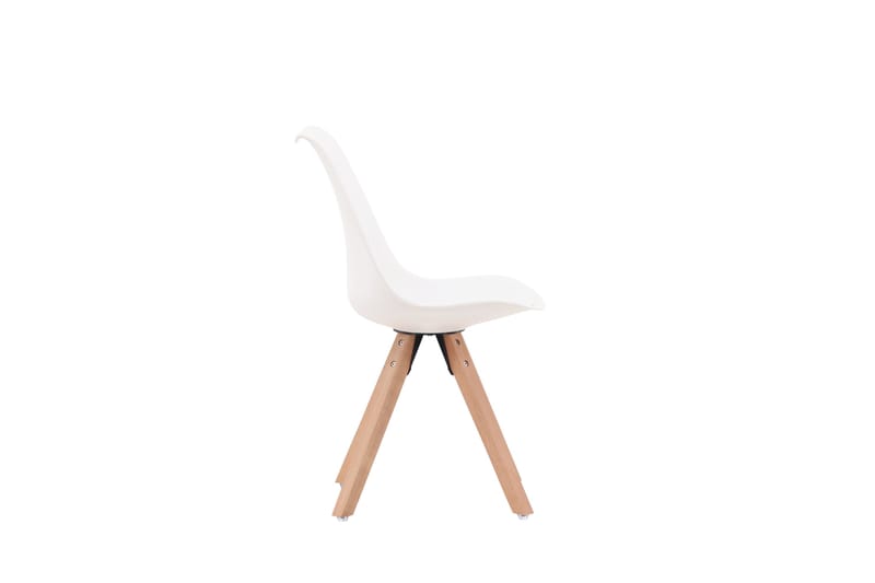 Zeno spisestol 2-pakning Venture Home White - Møbler - Stoler & lenestoler - Spisestuestoler & kjøkkenstoler