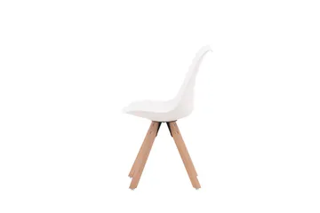 Zeno spisestol 2-pakning Venture Home White - Møbler - Stoler & lenestoler - Spisestuestoler & kjøkkenstoler