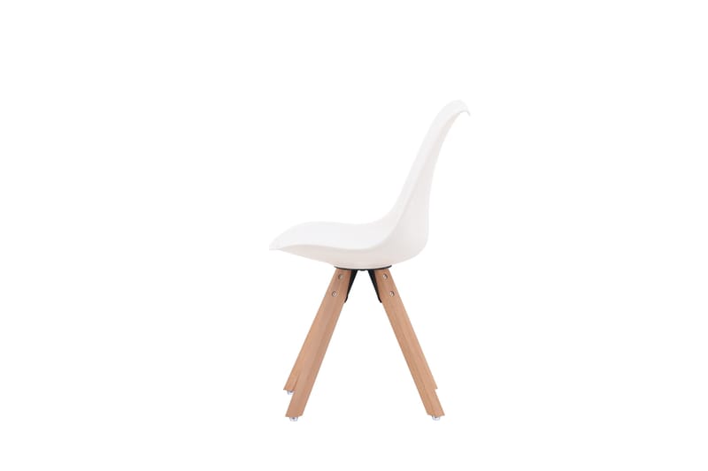 Zeno spisestol 2-pakning Venture Home White - Møbler - Stoler & lenestoler - Spisestuestoler & kjøkkenstoler