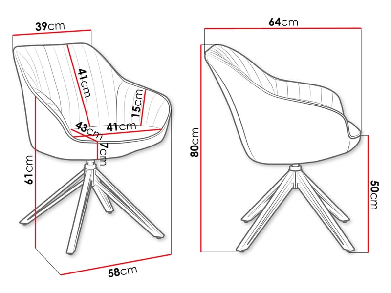 Zerlin Kontorstol - Beige - Møbler - Stoler & lenestoler - Kontorstol & skrivebordsstol