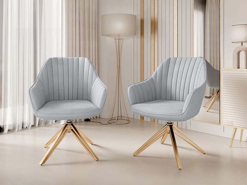 Zerlin Kontorstol - Grå - Møbler - Stoler & lenestoler - Kontorstol & skrivebordsstol