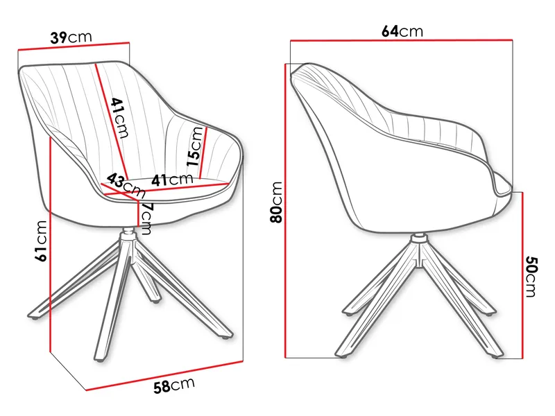 Zerlin Kontorstol - Grå - Møbler - Stoler & lenestoler - Kontorstol & skrivebordsstol