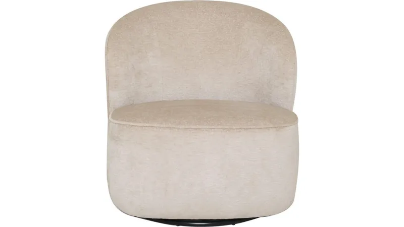 Zorevi lenestol med svingfunksjon i stoff - Beige - Møbler - Stoler & lenestoler - Lenestoler