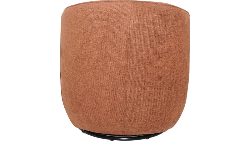 Zorevi lenestol med svingfunksjon i stoff - Rustrød - Møbler - Stoler & lenestoler - Lenestoler