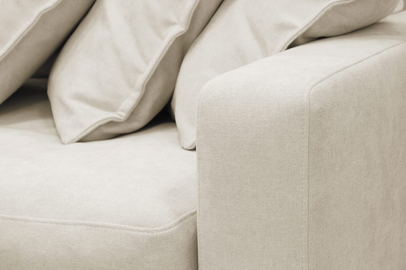 Valencia Ekstra dyp 5-seters sofa i chenille - Beige - Møbler - Sofaer
