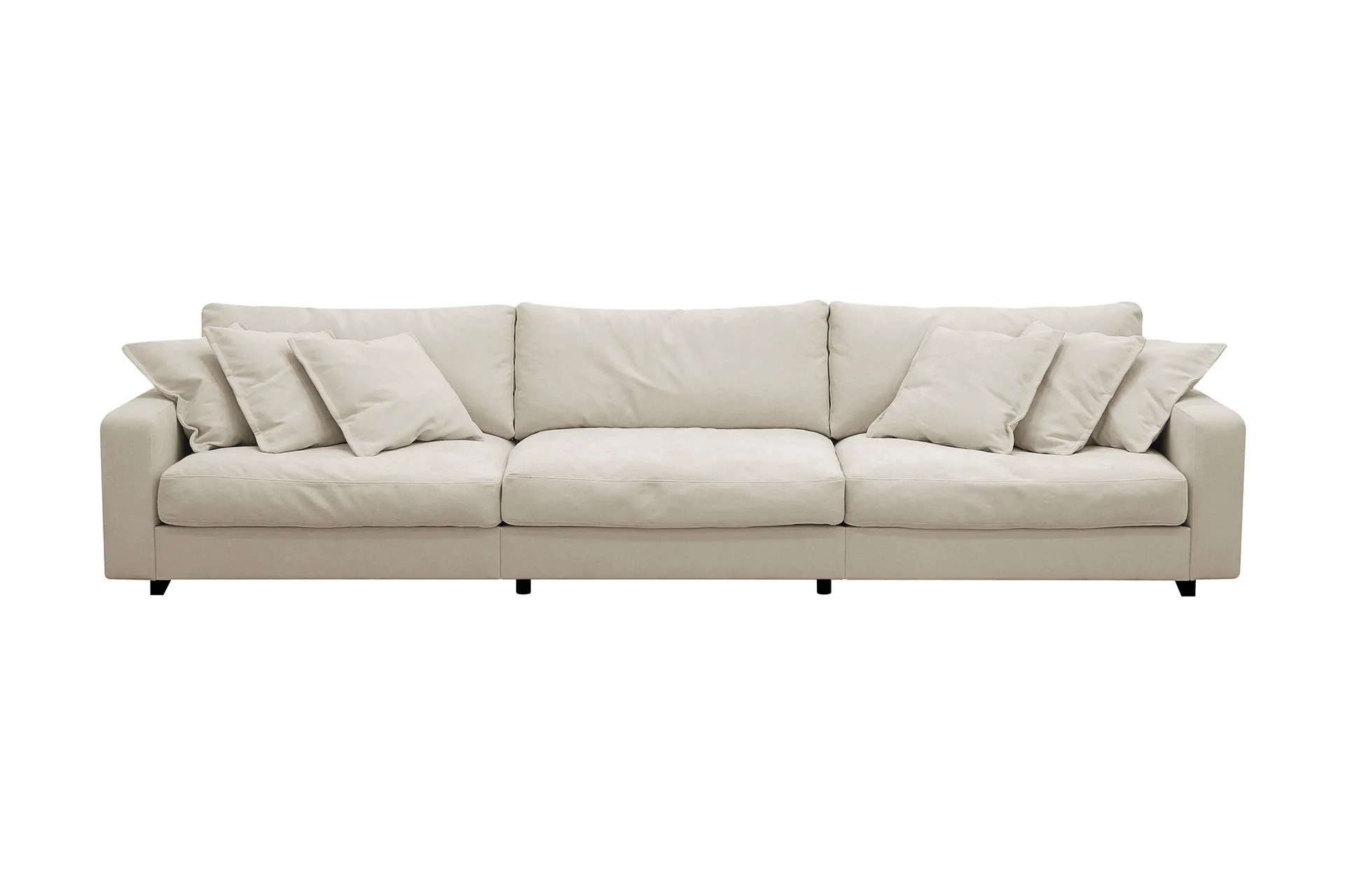 Valencia ekstra dyp 5-seters sofa i chenille - Beige