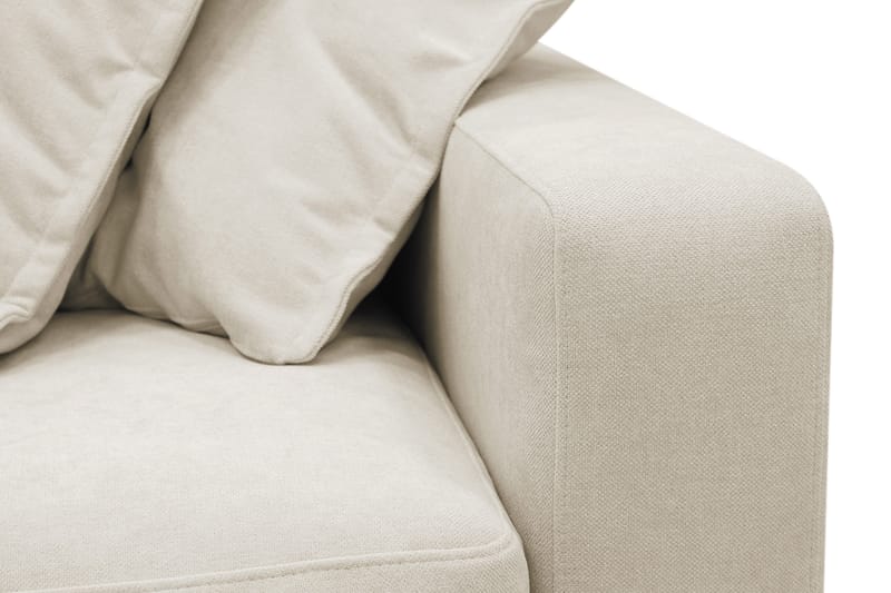 Valencia Ekstra dyp 5-seters sofa i chenille - Beige - Møbler - Sofaer