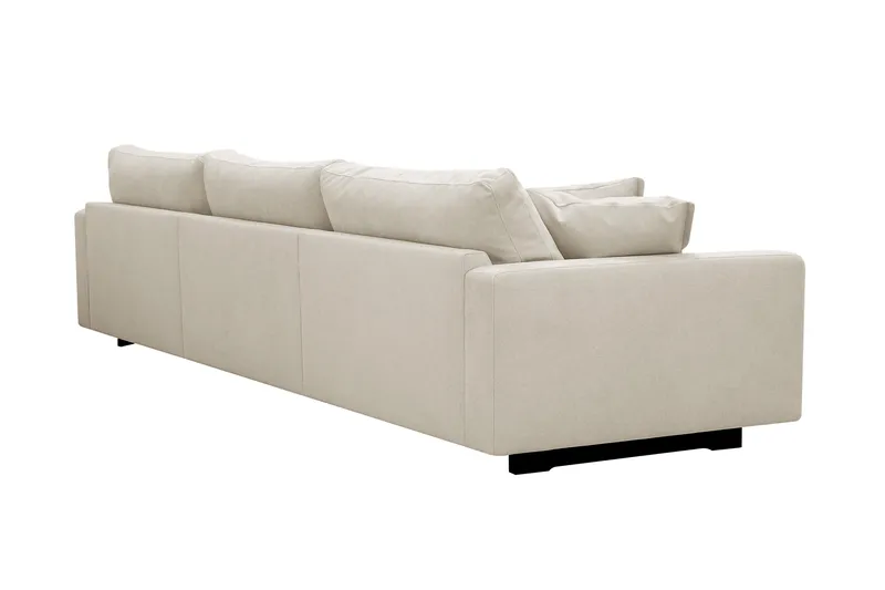 Valencia Ekstra dyp 5-seters sofa i chenille - Beige - Møbler - Sofaer
