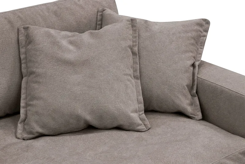 Valencia Ekstra dyp 5-seters sofa i chenille - Brun - Møbler - Sofaer