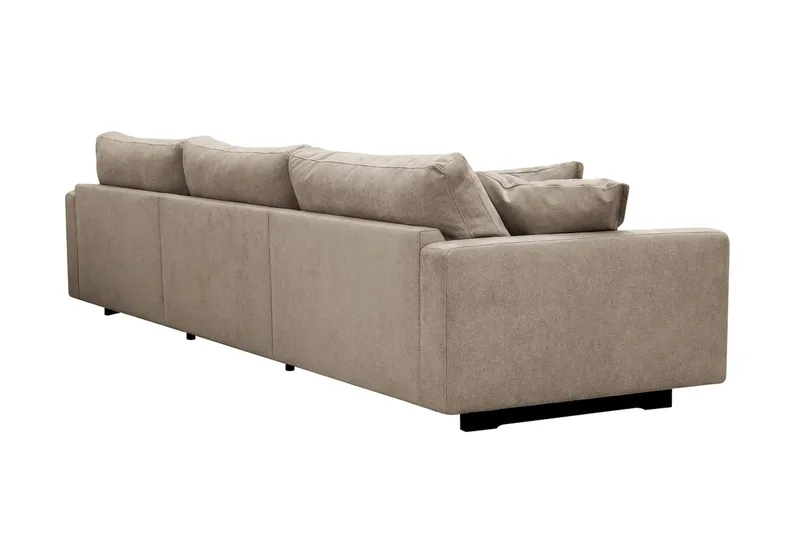 Valencia ekstra dyp 5-seters sofa i chenille - Brun - Møbler - Sofaer
