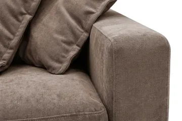 Valencia ekstra dyp 5-seters sofa i chenille - Mørkbrun - Møbler - Sofaer