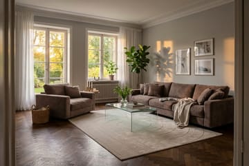 Valencia ekstra dyp 5-seters sofa i chenille - Mørkbrun - Møbler - Sofaer