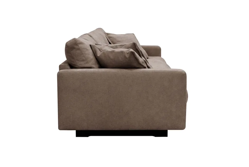 Valencia ekstra dyp 5-seters sofa i chenille - Mørkbrun - Møbler - Sofaer