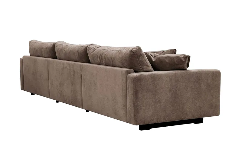 Valencia ekstra dyp 5-seters sofa i chenille - Mørkbrun - Møbler - Sofaer