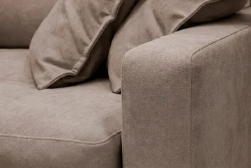Valencia ekstra dyp 5-seters sofa i chenille - Mørkbrun - Møbler - Sofaer