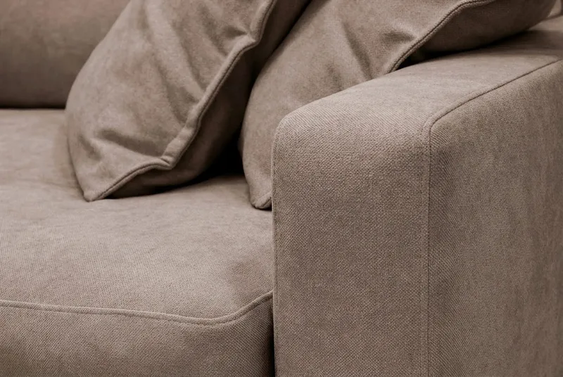 Valencia ekstra dyp 5-seters sofa i chenille - Mørkbrun - Møbler - Sofaer