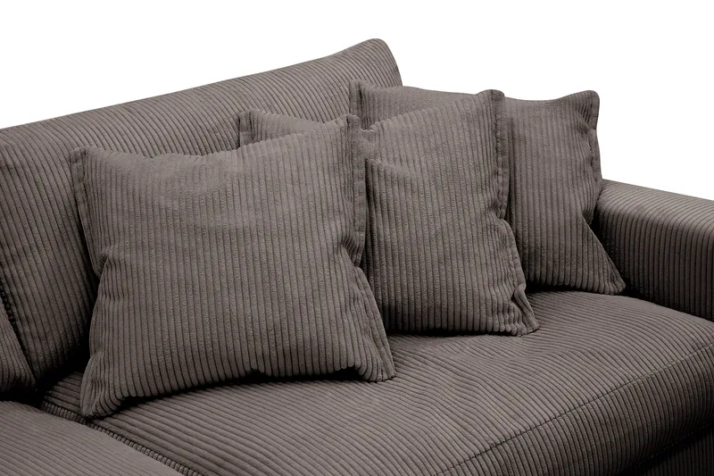 Valencia ekstra dyp 5-seters sofa - Mørkegrå - Møbler - Sofaer