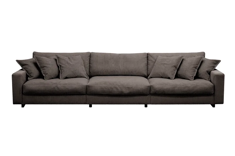 Valencia ekstra dyp 5-seters sofa, Mørkegrå