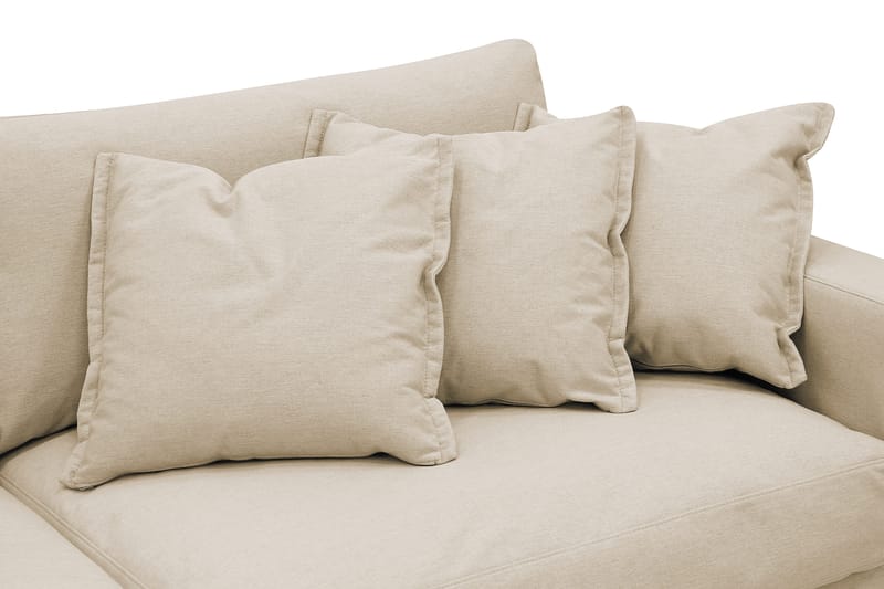 Valencia Ekstra dyp 5-seters sofa med avtakbart og vaskbart trekk - Beige - Møbler - Sofaer