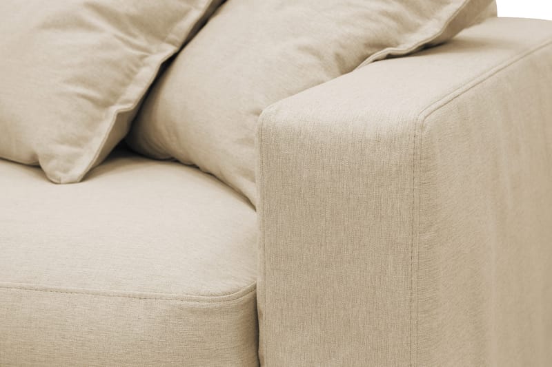 Valencia Ekstra dyp 5-seters sofa med avtakbart og vaskbart trekk - Beige - Møbler - Sofaer
