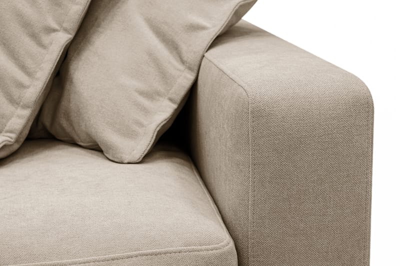 Valencia Ekstra dyp 5-seters sofa med avtakbart og vaskbart trekk - Brun - Møbler - Sofaer