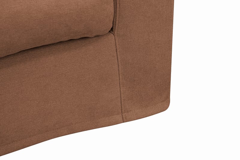 Valencia Ekstra dyp 5-seters sofa med avtakbart og vaskbart trekk - Rustrødbrun - Møbler - Sofaer