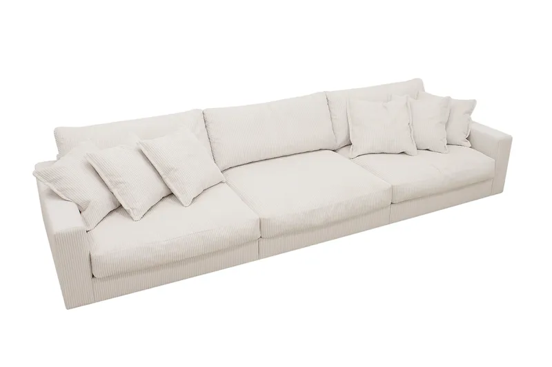 Valencia Ekstra dyp 5-seters sofa - Offwhite - Møbler - Sofaer