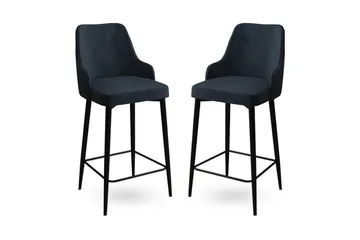 Ydra Bargruppe 45 cm - Antracit/Svart - Møbler - Stoler & lenestoler - Barstoler