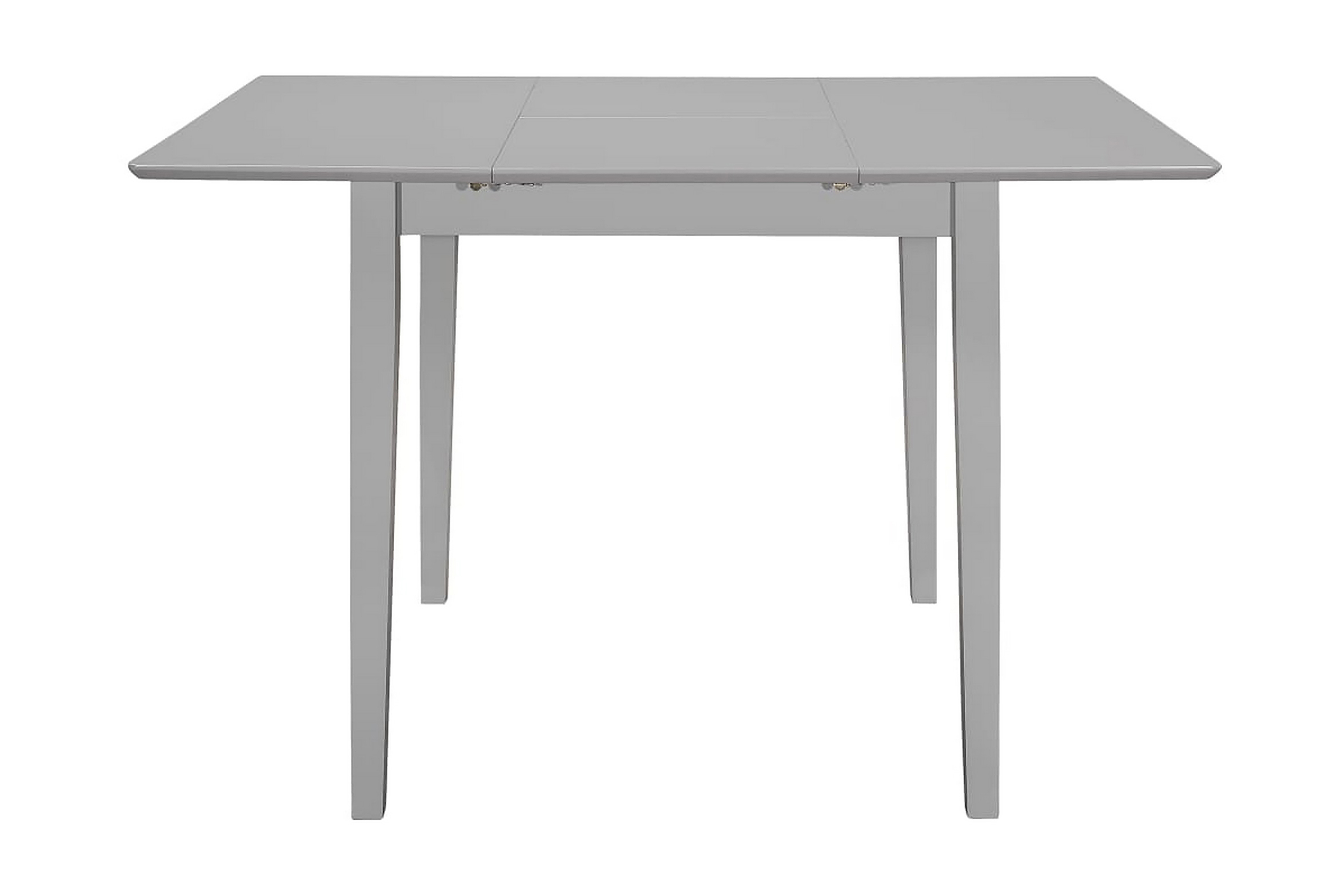 Uttrekkbart spisebord grå (80-120)x80x74 cm MDF -
