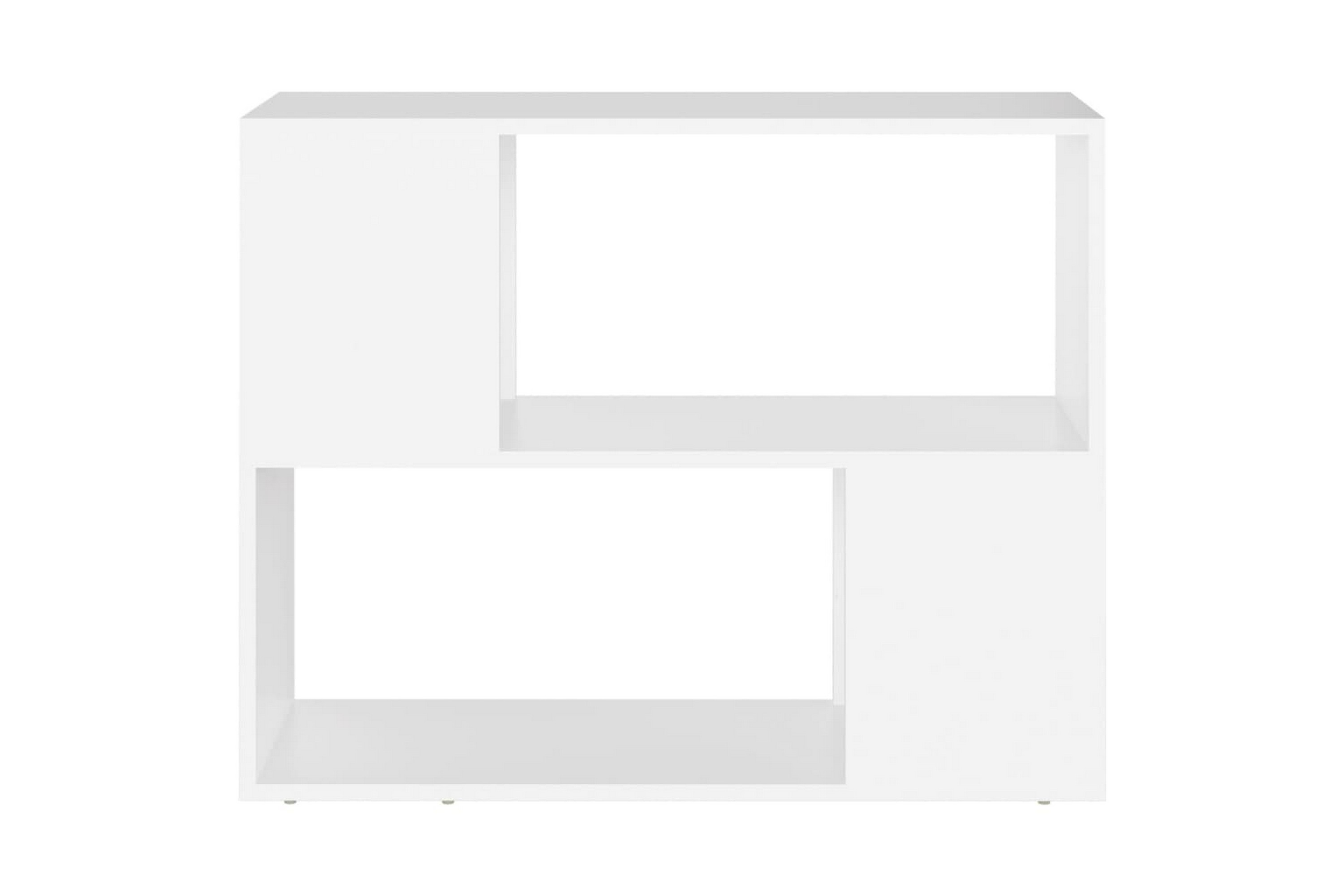 TV-benk hvit 80x24x63 cm sponplate - Hvit