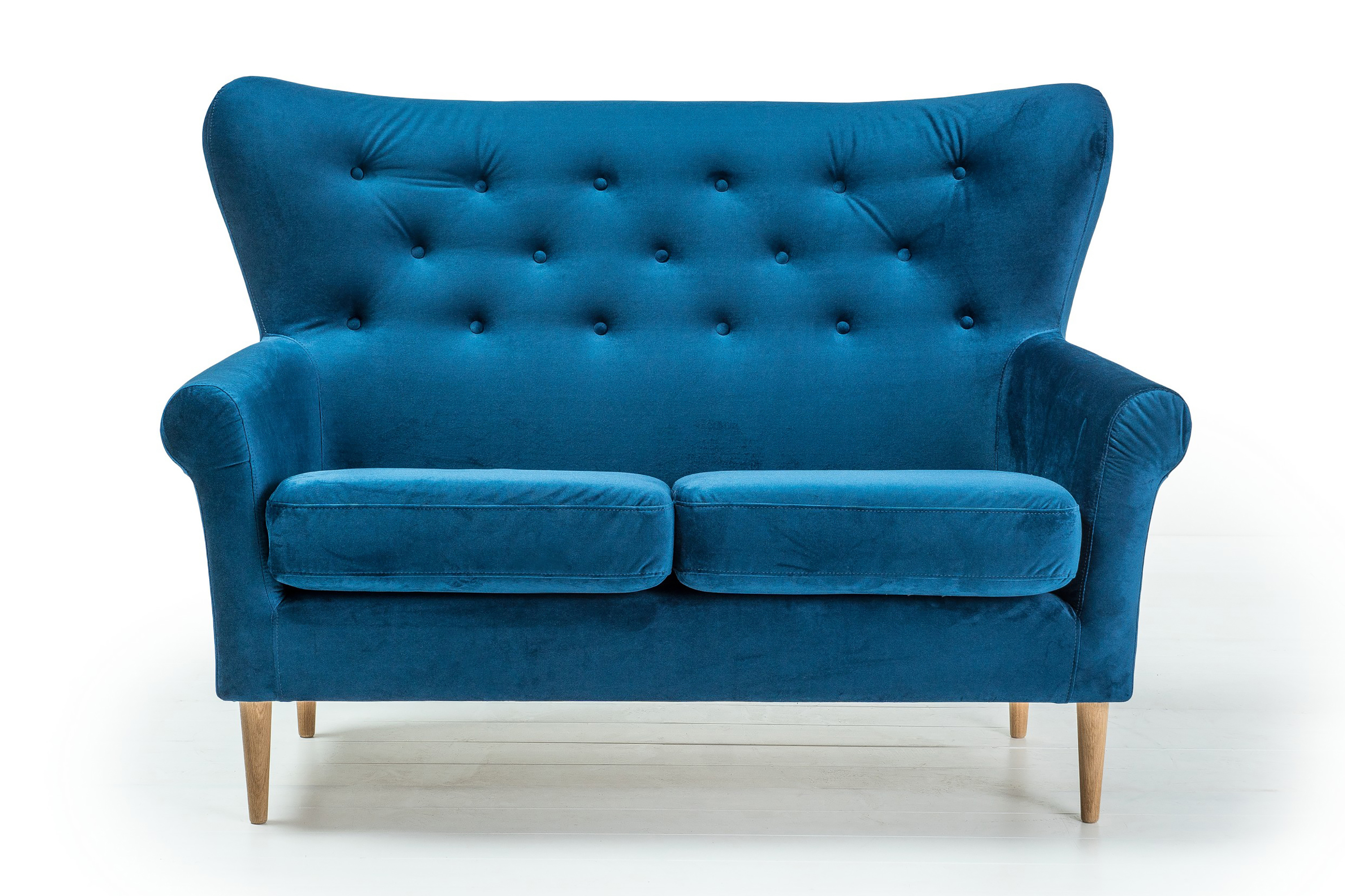 Amely 2-seters sofa - Blå