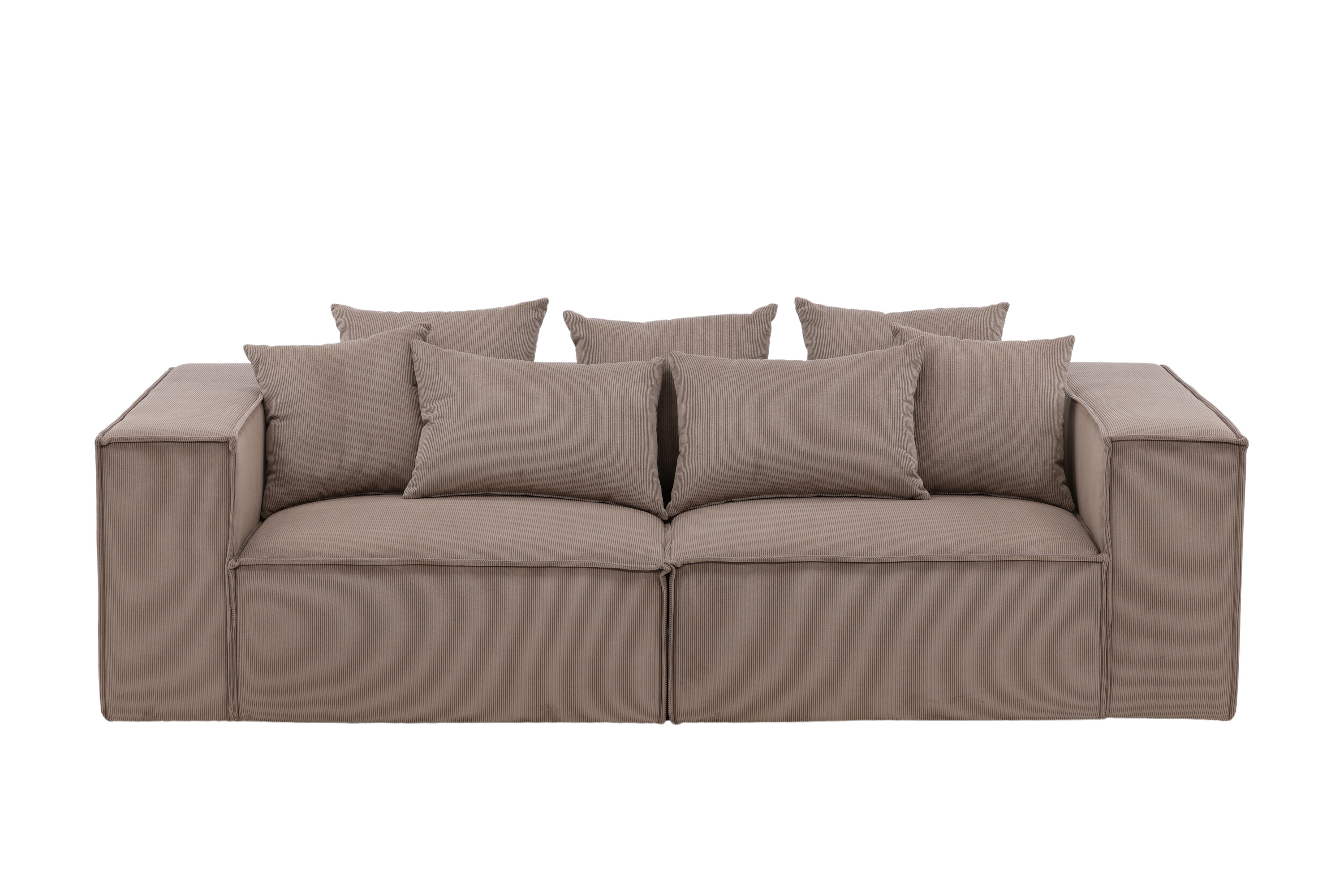 Bilde av Gillholmen sofa 3 seter brun.