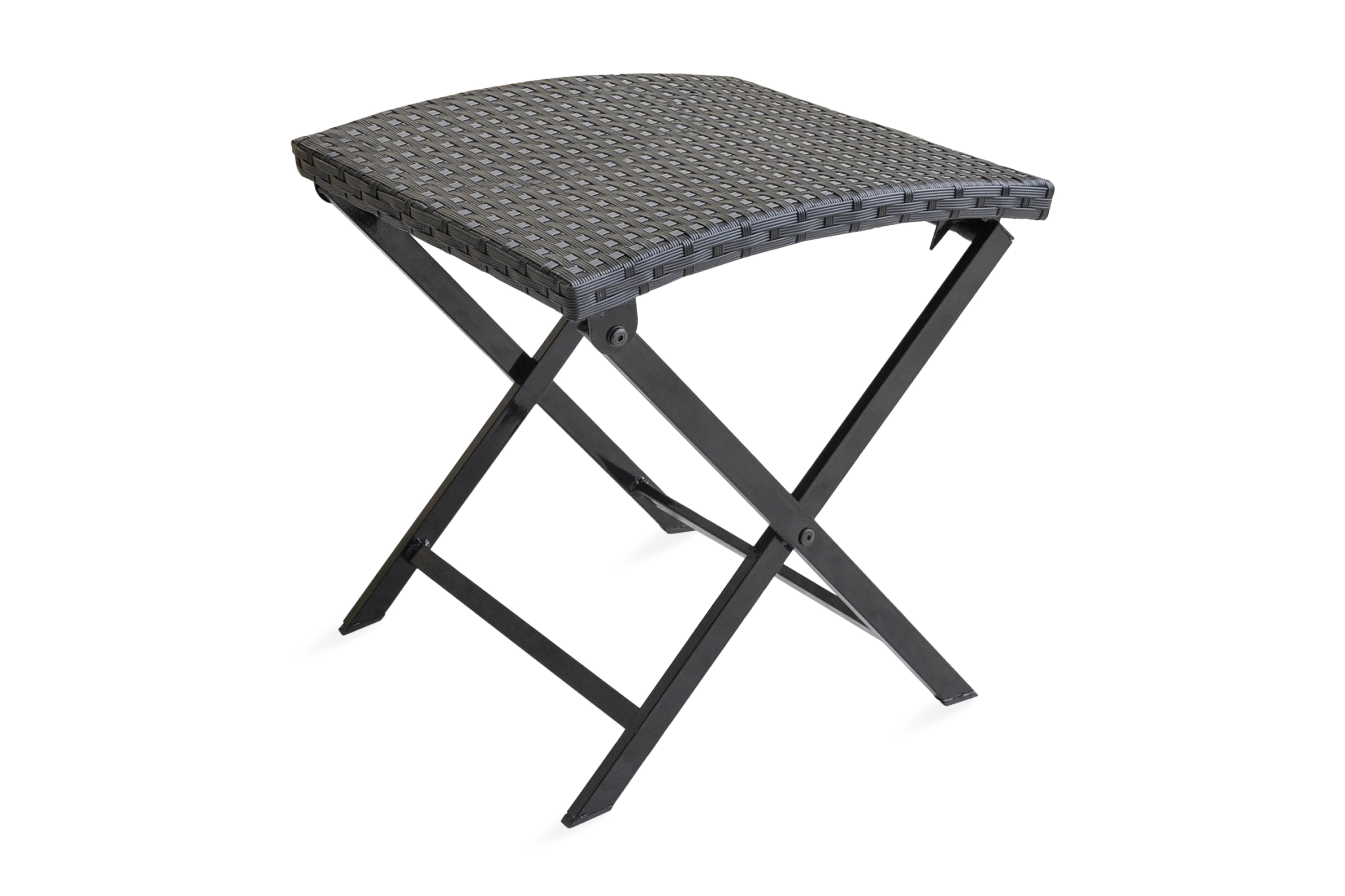 Sammenleggbar stol polyrotting svart - Svart