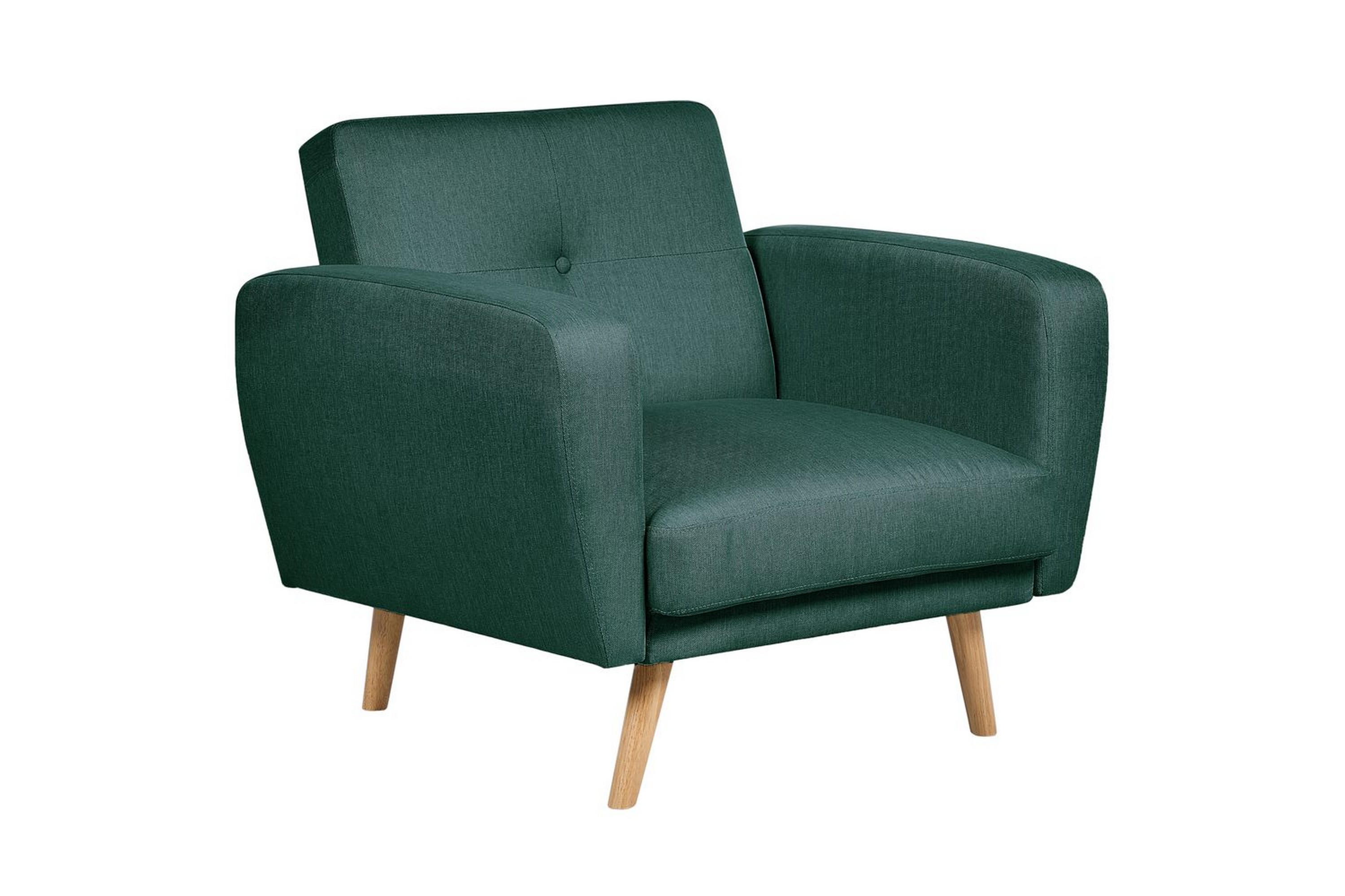 Lenestol Grønn Stoff Treben Moderne Minimalistisk Stue