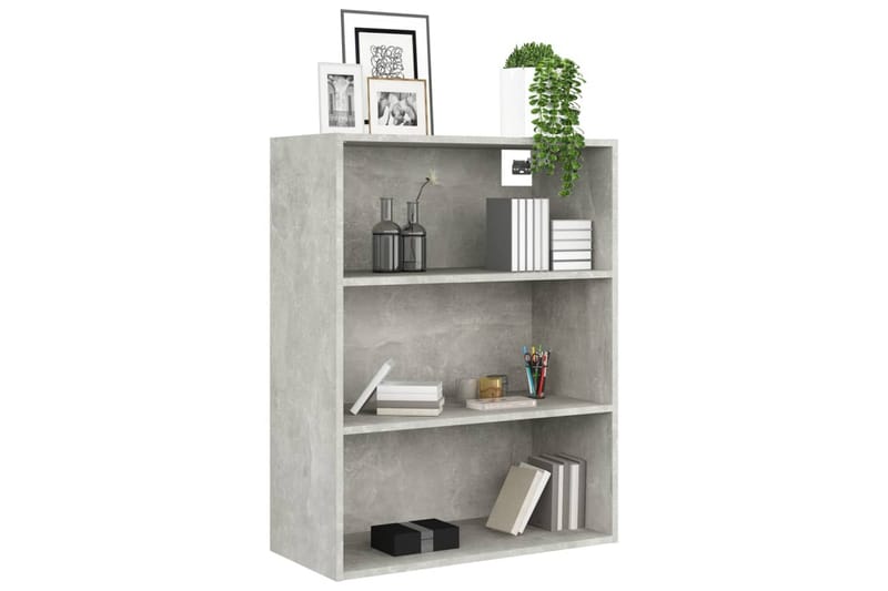 beBasic Hengende veggskap betonggrå 69,5x32,5x90 cm - GrÃ¥ - Oppbevaring - Vegghengt oppbevaring