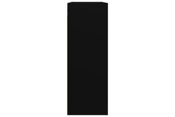 beBasic Hengende veggskap svart 69,5x32,5x90 cm - Svart - Oppbevaring - Vegghengt oppbevaring