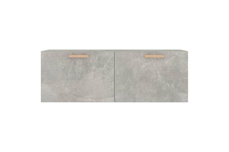 beBasic Veggskap betonggrå 100x36,5x35 cm konstruert tre - GrÃ¥ - Oppbevaring - Vegghengt oppbevaring