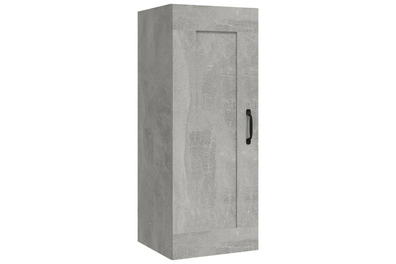 beBasic Veggskap betonggrå 35x34x90 cm konstruert tre - GrÃ¥ - Oppbevaring - Vegghengt oppbevaring
