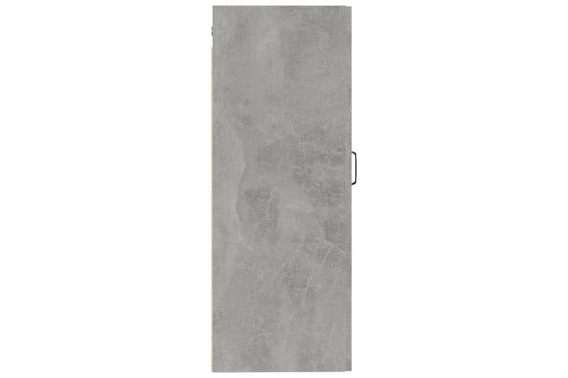beBasic Veggskap betonggrå 35x34x90 cm konstruert tre - GrÃ¥ - Oppbevaring - Vegghengt oppbevaring