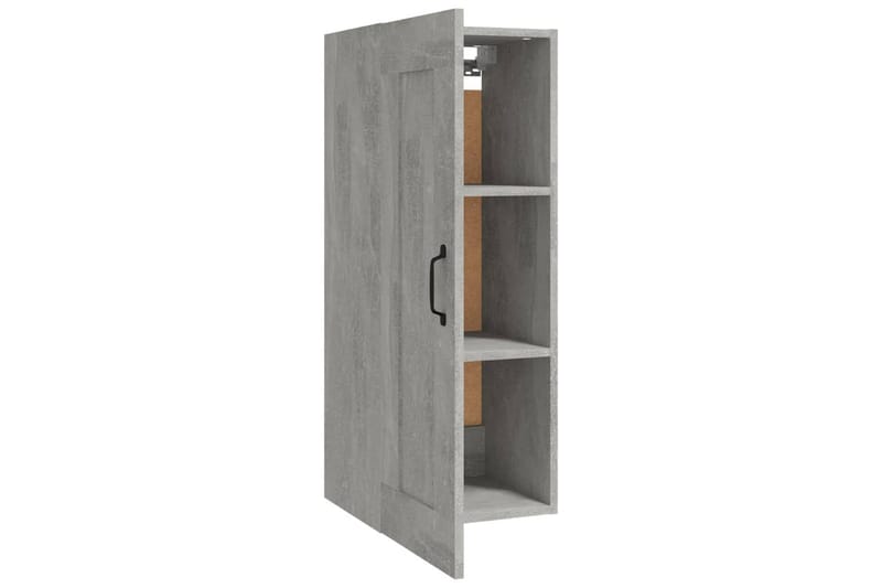 beBasic Veggskap betonggrå 35x34x90 cm konstruert tre - GrÃ¥ - Oppbevaring - Vegghengt oppbevaring