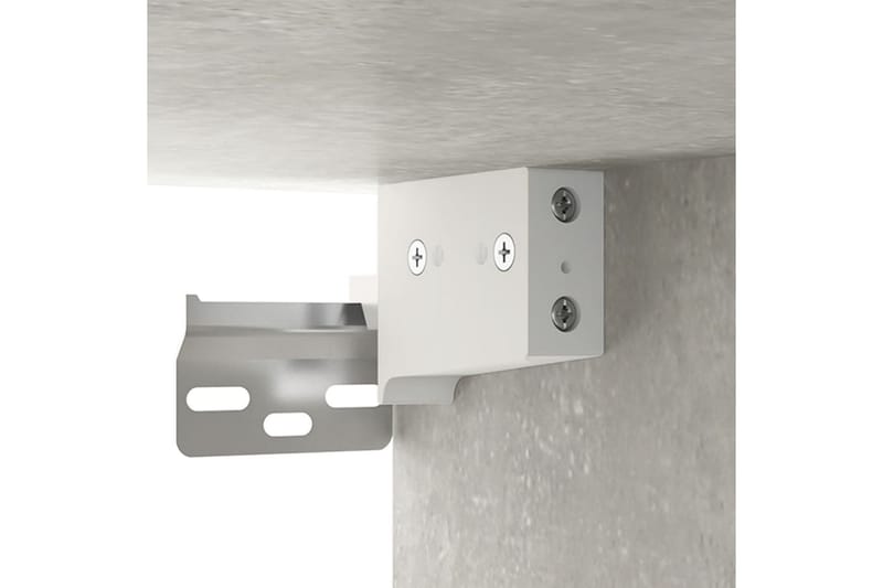beBasic Veggskap betonggrå 35x34x90 cm konstruert tre - GrÃ¥ - Oppbevaring - Vegghengt oppbevaring