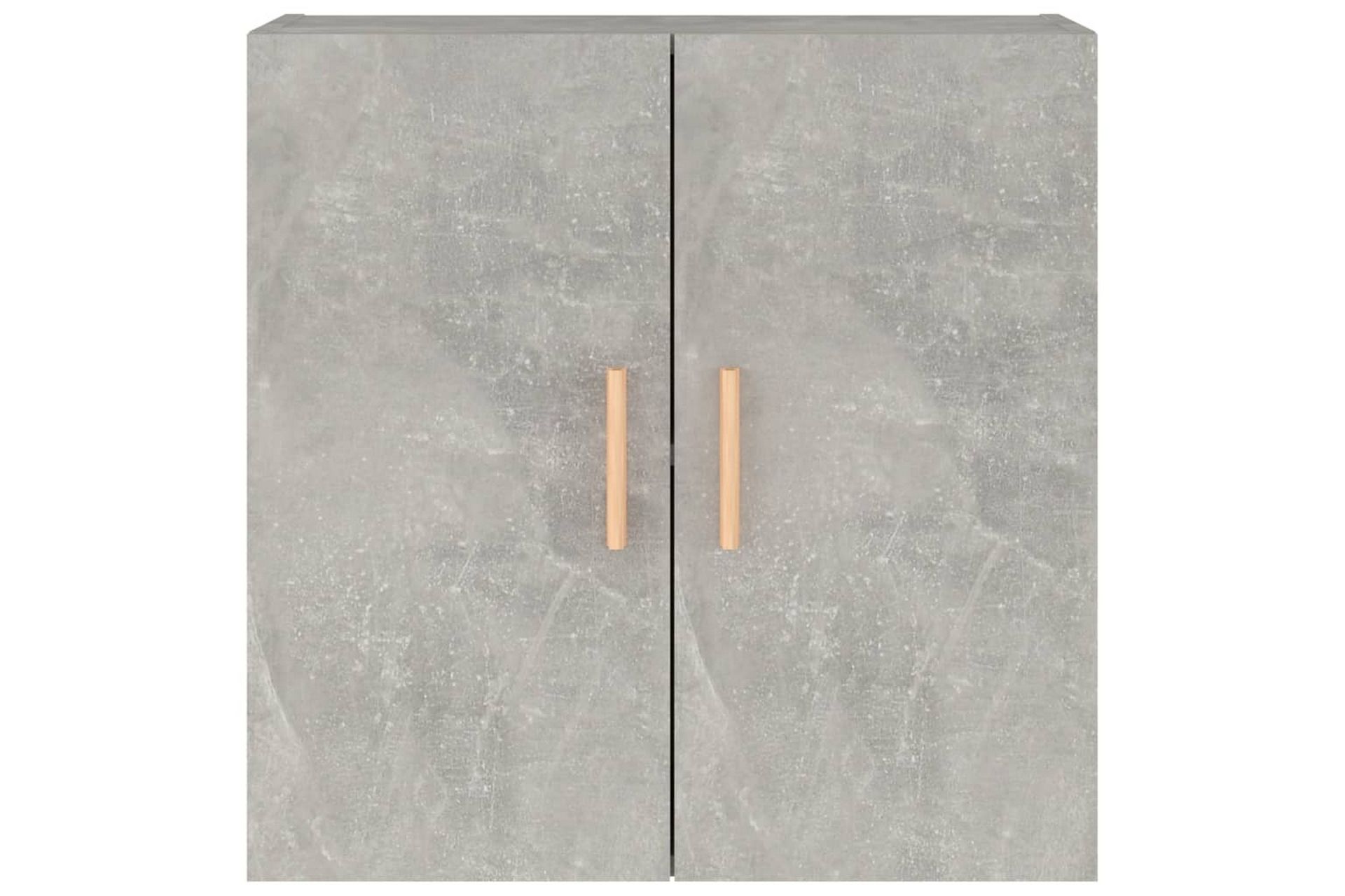 beBasic Veggskap betonggrå 60x30x60 cm konstruert tre - Hvit - Oppbevaring - Vegghengt oppbevaring