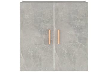 beBasic Veggskap betonggrå 60x30x60 cm konstruert tre - Hvit - Oppbevaring - Vegghengt oppbevaring