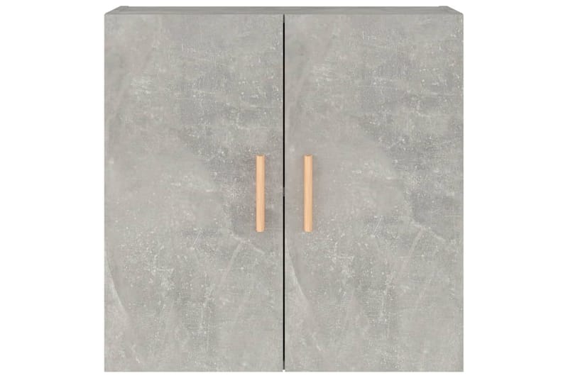beBasic Veggskap betonggrå 60x30x60 cm konstruert tre - Hvit - Oppbevaring - Vegghengt oppbevaring