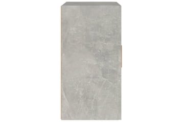 beBasic Veggskap betonggrå 60x30x60 cm konstruert tre - Hvit - Oppbevaring - Vegghengt oppbevaring
