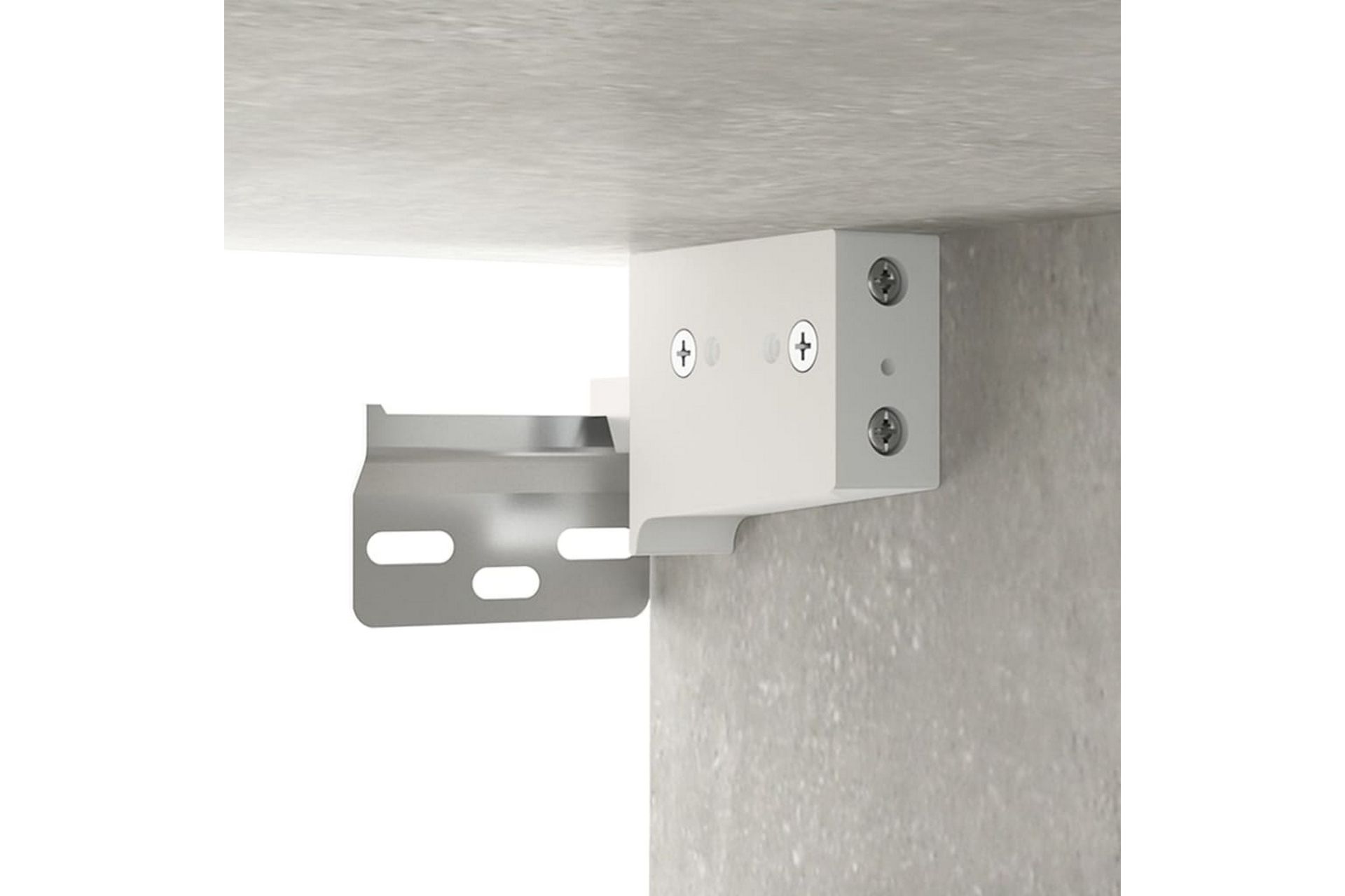 beBasic Veggskap betonggrå 60x31x70 cm konstruert tre - GrÃ¥ - Oppbevaring - Vegghengt oppbevaring