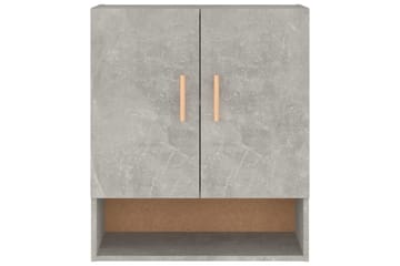 beBasic Veggskap betonggrå 60x31x70 cm konstruert tre - GrÃ¥ - Oppbevaring - Vegghengt oppbevaring