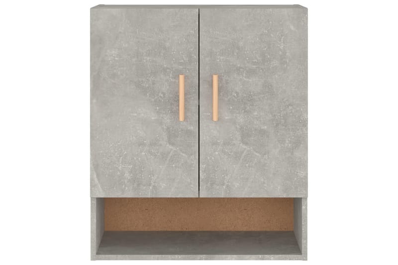 beBasic Veggskap betonggrå 60x31x70 cm konstruert tre - GrÃ¥ - Oppbevaring - Vegghengt oppbevaring