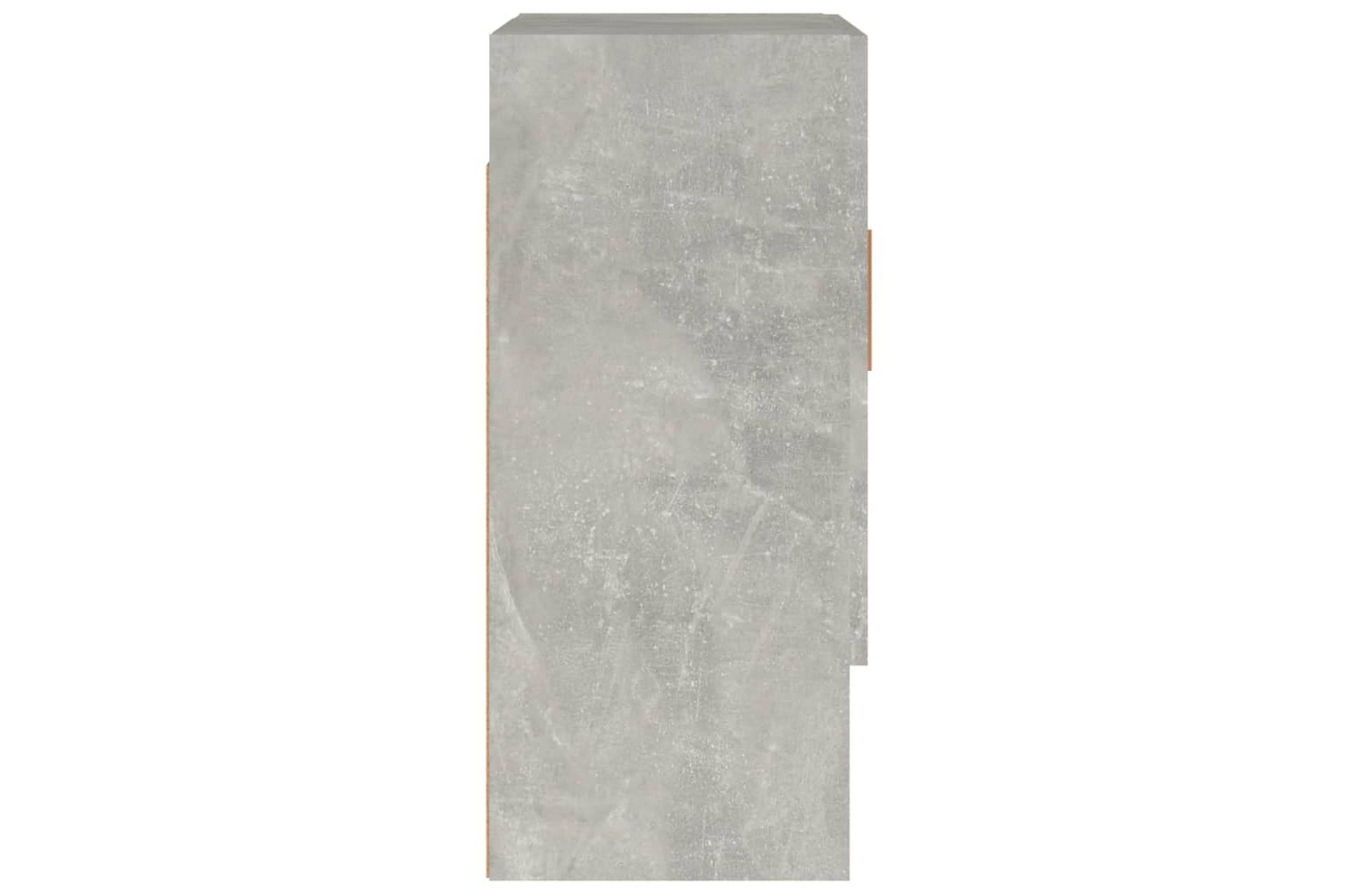 beBasic Veggskap betonggrå 60x31x70 cm konstruert tre - GrÃ¥ - Oppbevaring - Vegghengt oppbevaring